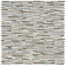 Load image into Gallery viewer, Elysium Tiles Selene Beach Stack 11.75&quot; x 11.75&quot; Mosaic Tile
