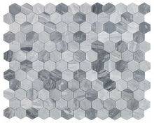 Load image into Gallery viewer, Elysium Tiles Hexagon Mix Grey 10.25&quot; x 11.75&quot; Mosaic Tile
