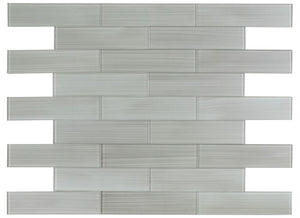 Elysium Tiles Lucy Silver Painting 4" x 16" Subway Tile