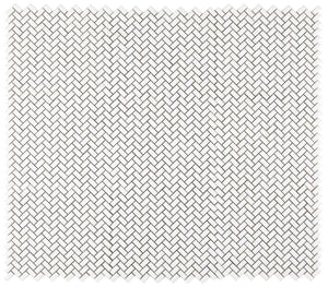 Elysium Tiles Tango White 11.25" x 12.75" Mosaic Tile