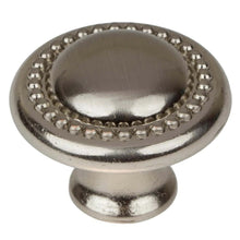 Load image into Gallery viewer, 32mm (1.25&quot;) Weathered Nickel Transitional Round Beaded Cabinet Knob
