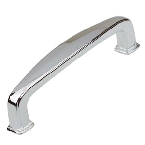 95mm (3.75") Center to Center Satin Pewter Classic Decorative Pull Cabinet Hardware Handle