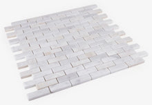 Load image into Gallery viewer, Elysium Tiles Diana Linear Carrara 11.75&quot; x 12&quot; Mosaic Tile
