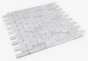 Elysium Tiles Diana Linear Carrara 11.75" x 12" Mosaic Tile