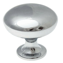 Load image into Gallery viewer, 28.5 mm (1.125&quot;) Polished Chrome Classic Round Solid Cabinet Knob
