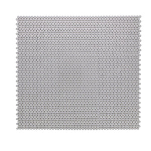 Elysium Tiles Penny Round City Grey Matte 11.5" x 12.25" Mosaic Tile