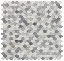 Load image into Gallery viewer, Elysium Tiles Water Drop Silver Grey 10.75&quot; x 11&quot; Mosaic Tile
