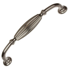 Load image into Gallery viewer, 127mm (5&quot;) Center to Center Satin Nickel Fluted Cabinet Hardware Pull
