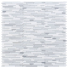 Load image into Gallery viewer, Elysium Tiles Linear Montage Light 11.75&quot; x 12&quot; Mosaic Tile
