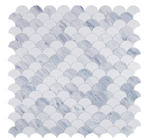 Elysium Tiles Newport Scale Loft 9.5" x 9.75" Mosaic Tile