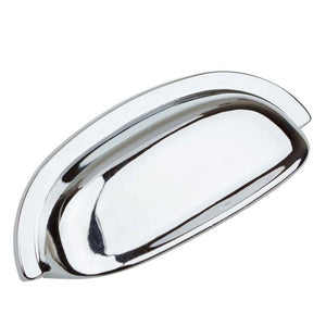 63.5mm (2.5") Center to Center Matte Black Classic Bin Pull Cabinet Hardware Cup Handle