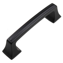 Load image into Gallery viewer, 76mm (3&quot;) Center to Center Matte Black Classic Base Cabinet Pull
