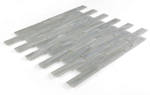 Elysium Tiles Hot Soft Grey 11.75" x 11.75" Mosaic Tile