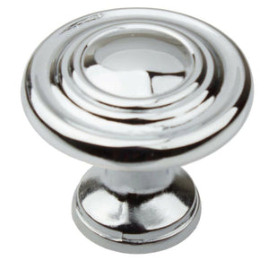 32mm (1.25") Polished Chrome Classic Round Ring Cabinet Knob