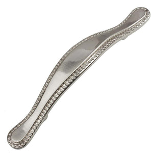 76mm (3") Center to Center Weathered Nickel Beaded Pull Cabinet Hardware Handle
