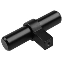Load image into Gallery viewer, 57mm (2.25&quot;) European Matte Black Solid Steel Cabinet T-Bar Knob
