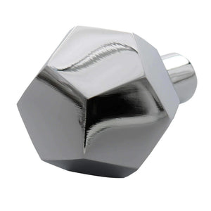 38mm (1.5") Satin Nickel Solid Faceted Cabinet Knob