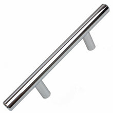 Load image into Gallery viewer, 76mm (3&quot;) Center to Center Polished Chrome Modern Solid Steel Cabinet Hardware Handle
