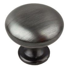 Load image into Gallery viewer, 28.5 mm (1.125&quot;) Matte Black Classic Round Solid Cabinet Knob
