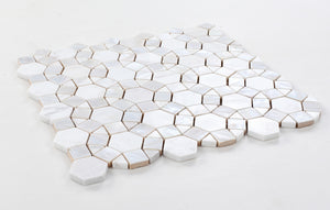 Elysium Tiles Diana Aether 11.5" x 12" Mosaic Tile