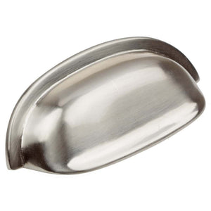 63.5mm (2.5") Center to Center Satin Nickel Classic Bin Pull Cabinet Hardware Cup Handle