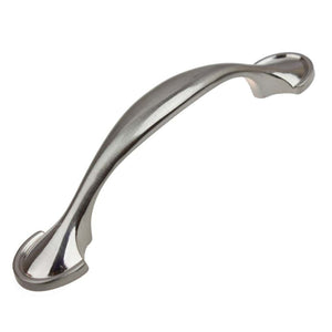 76mm (3") Center to Center Satin Pewter Classic Arch Pull Cabinet Hardware Handle