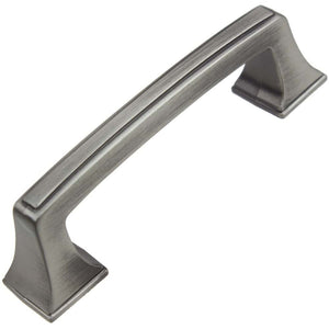 76mm (3") Center to Center Satin Pewter Classic Base Cabinet Pull