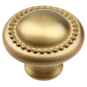 32mm (1.25") Oil Rubbed Bronze Transitional Round Beaded Cabinet Knob