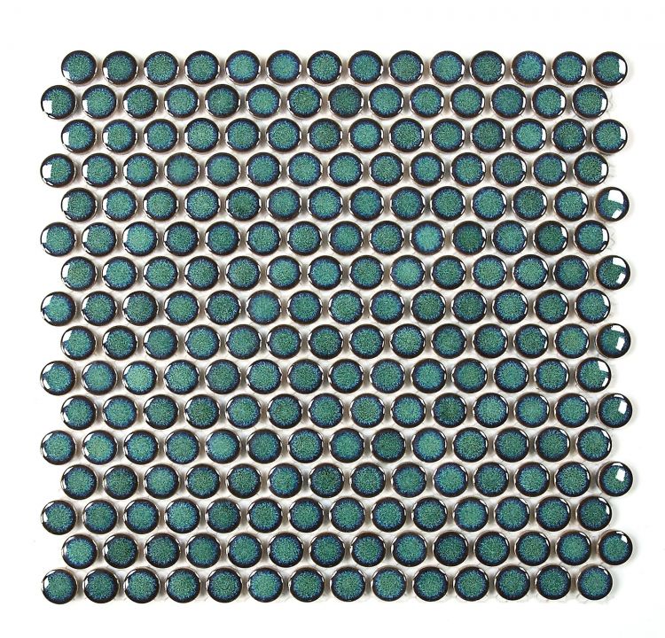 Elysium Tiles Penny Round Turquoise 11.5