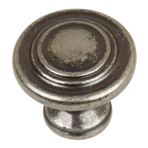 32mm (1.25") Weathered Nickel Classic Round Ring Cabinet Knob