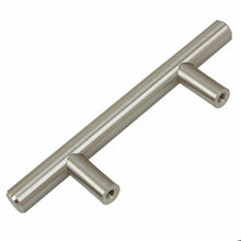 Load image into Gallery viewer, 63.5mm (2.5&quot;) Center to Center Satin Gold Modern Cabinet Hardware Handle
