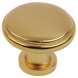 28.5 mm (1.125") Antique Brass Round Ring Classic Cabinet Knob