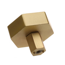 Load image into Gallery viewer, 38mm (1.5&quot;) Satin Nickel Solid Hexagon Cabinet Knob
