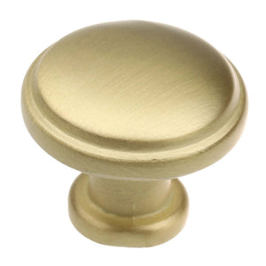 28.5 mm (1.125") Satin Gold Round Ring Classic Cabinet Knob