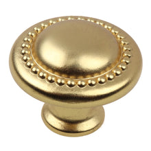 Load image into Gallery viewer, 32mm (1.25&quot;) Matte Black Transitional Round Beaded Cabinet Knob
