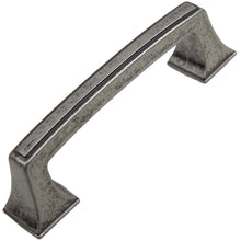 Load image into Gallery viewer, 76mm (3&quot;) Center to Center Weathered Nickel Classic Base Cabinet Pull
