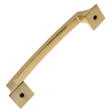 Load image into Gallery viewer, 95mm (3.75&quot;) Center to Center Brass Gold Cabinet Base Pull Cabinet Hardware Handle
