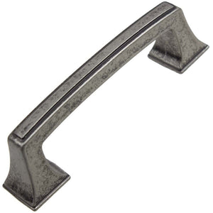 76mm (3") Center to Center Satin Pewter Classic Base Cabinet Pull