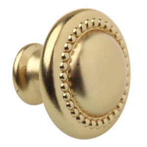 32mm (1.25") Oil Rubbed Bronze Transitional Round Beaded Cabinet Knob