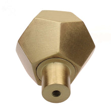 Load image into Gallery viewer, 38mm (1.5&quot;) Satin Nickel Solid Faceted Cabinet Knob
