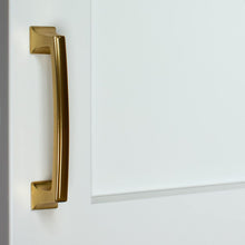 Load image into Gallery viewer, 95mm (3.75&quot;) Center to Center Weathered Nickel Cabinet Base Pull Cabinet Hardware Handle
