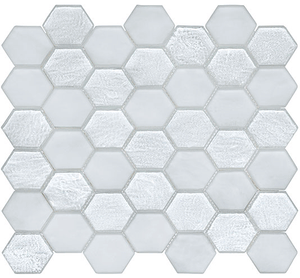 GT Waikiki Season Collection Alawai Shine Hex 12" x 12.125" Mosaic Tile