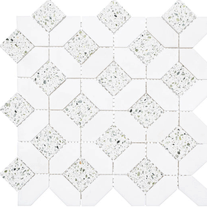 GT Hampton Arbors Collection Stoebe Delight 12" x 12" Mosaic Tile