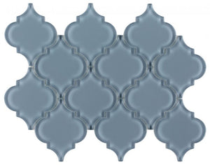 Elysium Tiles Aladdin Blue Shining 9.25" x 13.25" Mosaic Tile