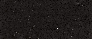 MSI Sparkling Black 126" x 63" Quartz Slab