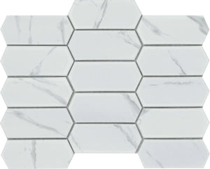 Emser Tiles Elegan Collection Calacata 12" x 12" Mosaic Tile